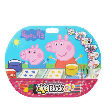 5in1 giga block peppa pig set