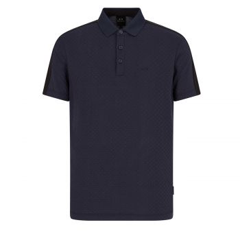 Cotton polo with tape m