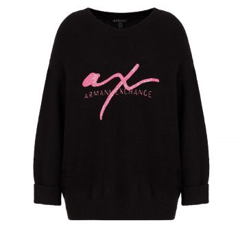 Sweater with logo lettering l