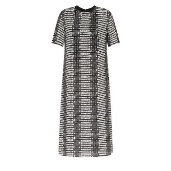 T-shirt dress with all-over logo 36