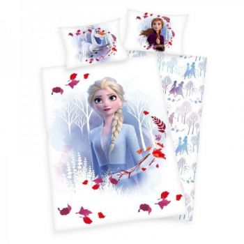 Set lenjerie 2 piese Frozen 2 pentru copii din bumbac