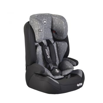 Scaun auto copii 9-36 kg Moni Armor Grey Stars