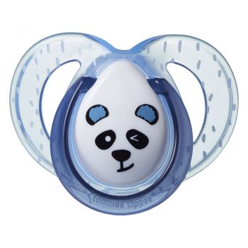 Suzete ortodontice Tommee Tippee Anytime 6-18 luni Ursuleti Panda VerdeAlb