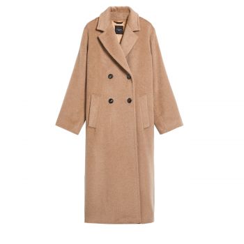 Wool and alpaca teddy coat 38