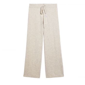 Wool yarn trousers l