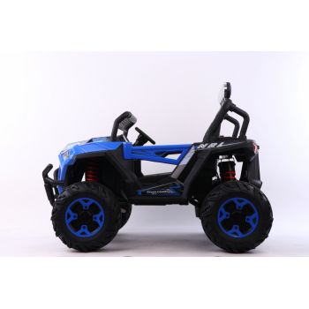 Masinuta electrica 4x4 cu scaun din piele Nichiduta Cross Country Blue