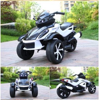 Motocicleta electrica cu lumini Nichiduta Gallop White