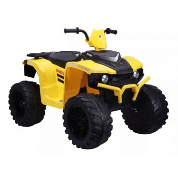 ATV electric Nichiduta Extreme Quad cu roti din cauciuc Eva Yellow