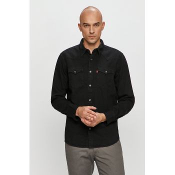 Levi's cămașă din denim 85744.0002-Blacks