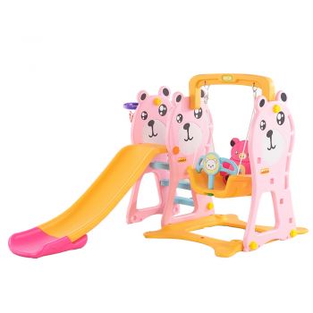 Spatiu de joaca 3 in 1 Nichiduta Bear Pink