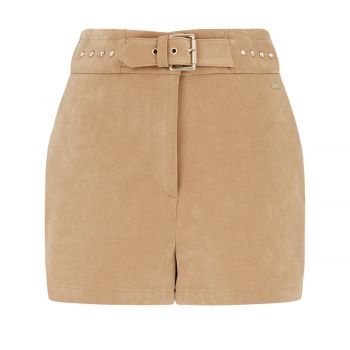 Faux-suede shorts 36