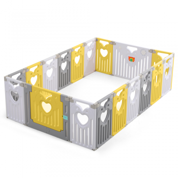 Gardulet loc de joaca 160 x 240 cm Nichiduta Birdy YellowGrey