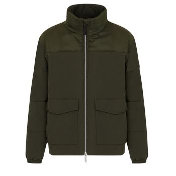 Jacket with contrasting insert l