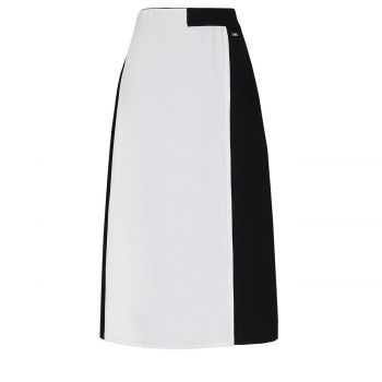 TWO TONE ACCORDION SKIRT 36