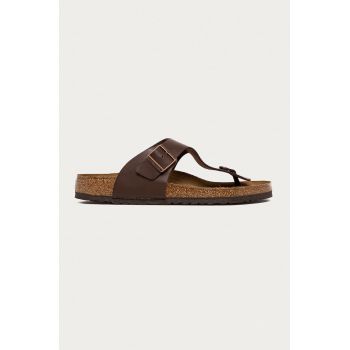 Birkenstock șlapi Ramses 44701-Dark.Brown