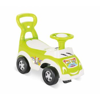 Masinuta copii Ride-On fara pedale Pilsan My Cute First Car Green cu spatar inalt, spatiu de depozitare pentru copii cu o greutate maxima de 20 de kg