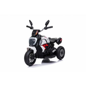 Motocicleta electrica cu lumini Nichiduta Kids Racing White