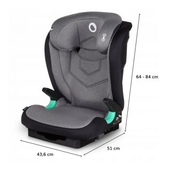 Scaun auto i-Size Neal cu isofix 15-36 kg Grey Srone