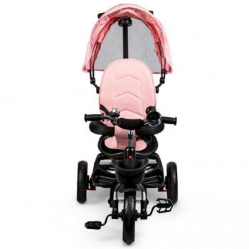 Tricicleta cu sezut reversibil Ecotoys JM-311 roz ieftina