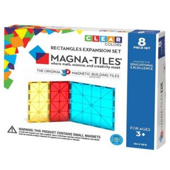 Magna-Tiles Extensie Dreptunghiuri (8 piese)