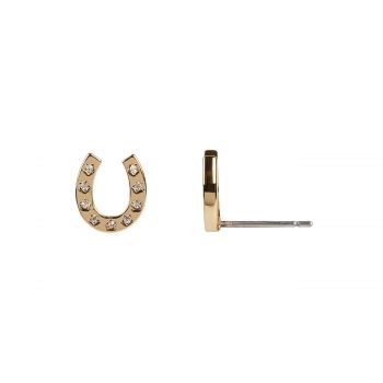 12k st� horseshoe stud earrings rmp00059g110