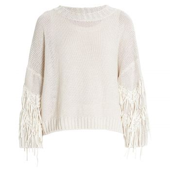 Linen cordonnet pullover l