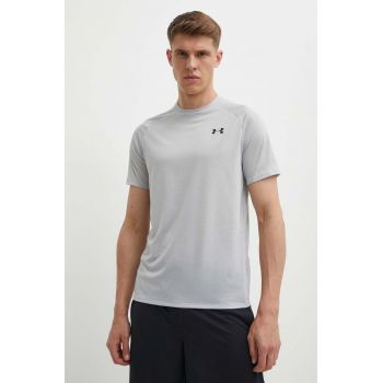 Under Armour Tricou 1345317 bărbați, culoarea gri, material neted