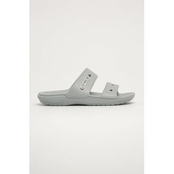 Crocs papuci Classic Sandal culoarea gri 10001