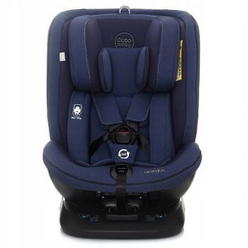 Scaun auto Coto Baby Hevelius 360 isofix 0-36 kg Melange Blue