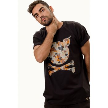 Tricou unisex de bumbac cu imprimeu logo