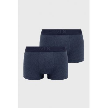 Levi's boxeri bărbați, culoarea bleumarin 37149.0424-indigo