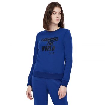 Crew neck sweatshirt with contrasting lettering xs