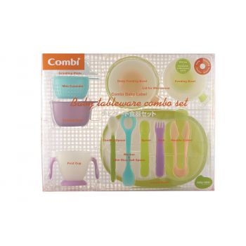 Set complet Combi Japonia pentru servirea mesei bebelusilor Combo Set