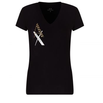 V-neck slim fit t-shirt xs