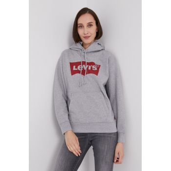 Levi's bluză femei, culoarea gri, cu imprimeu 18487.0020-Greys