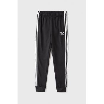 Adidas Originals Pantaloni copii GN8453 culoarea negru, cu imprimeu