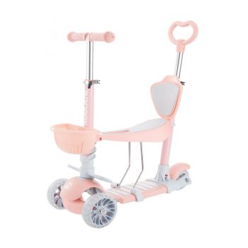 Trotineta KikkaBoo BonBon 4in1 Candy Pink