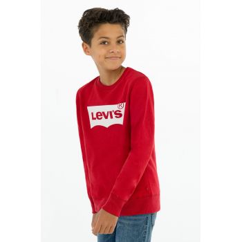 Levi's Bluză copii culoarea rosu, cu imprimeu de firma original