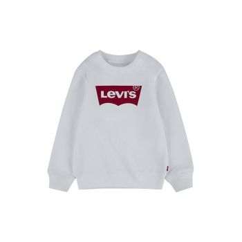 Levi's Bluză copii culoarea alb, cu imprimeu de firma original