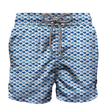 Light printed belt short m