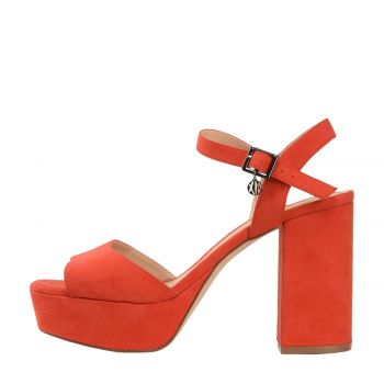 Faux-suede platform sandals 38,5