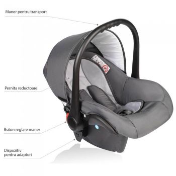 Scaun auto 0-10 kg Vessanti Crooner Gray