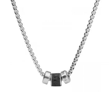 Men's necklace caravan lava stone jf03689040