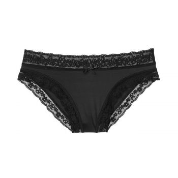 Lace-trim cheekini panty m