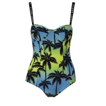 Brenda underwire padded one piece colorful palmera l