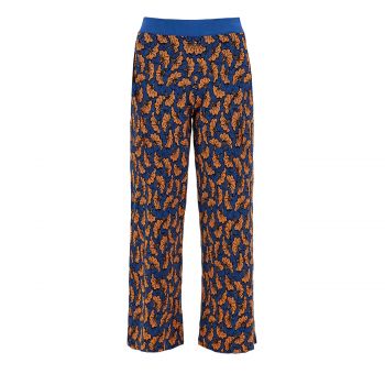 Jacquard yarn trousers m