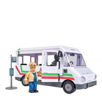 Pompierul sam autobuzul lui trevor cu figurina