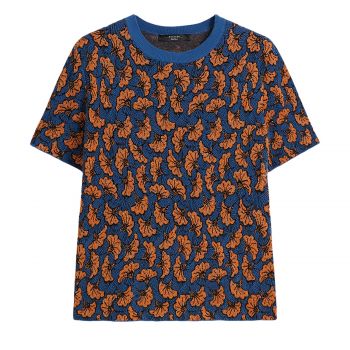 Viscose jacquard t-shirt s