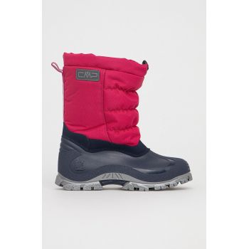 CMP cizme de iarna copii KIDS HANKI 2.0 SNOW BOOTS culoarea roz