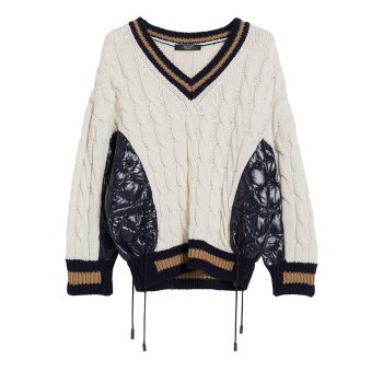 Wool-blend sweater xs